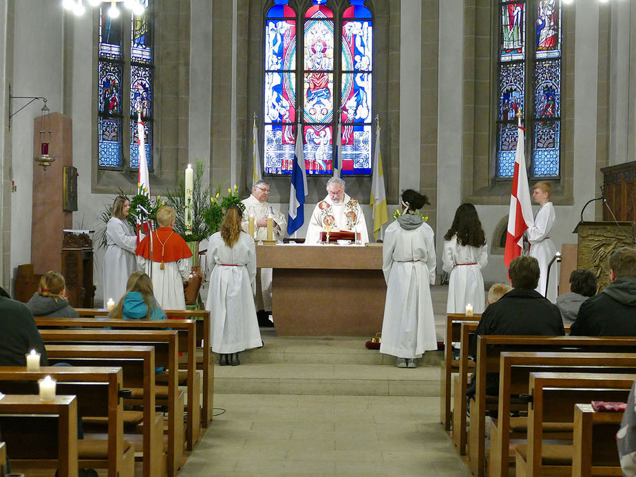 Lumen Christi - Auferstehungsmesse in St. Crescentius (Foto: Karl-Franz Thiede)